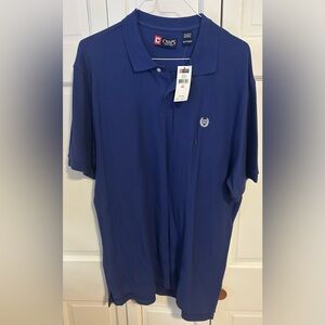 Chaps Men's Polo Shirt in Rich Blue